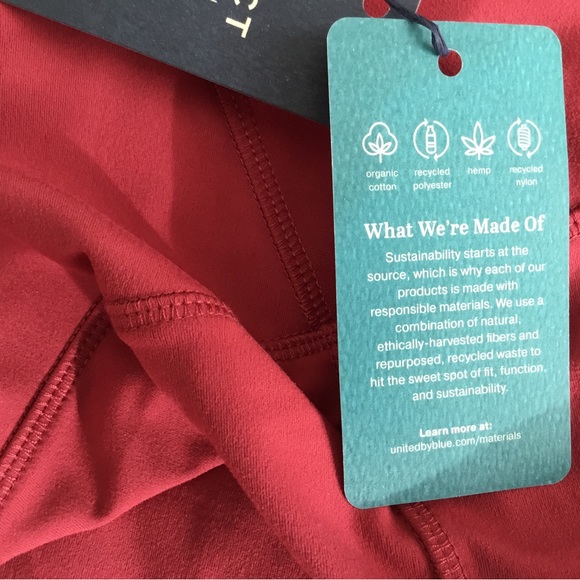 Large rose colored impact leggings - Picture 5 of 7